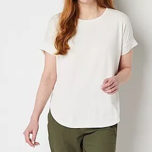 Stylus Womens Crew Neck Short Sleeve T-Shirt